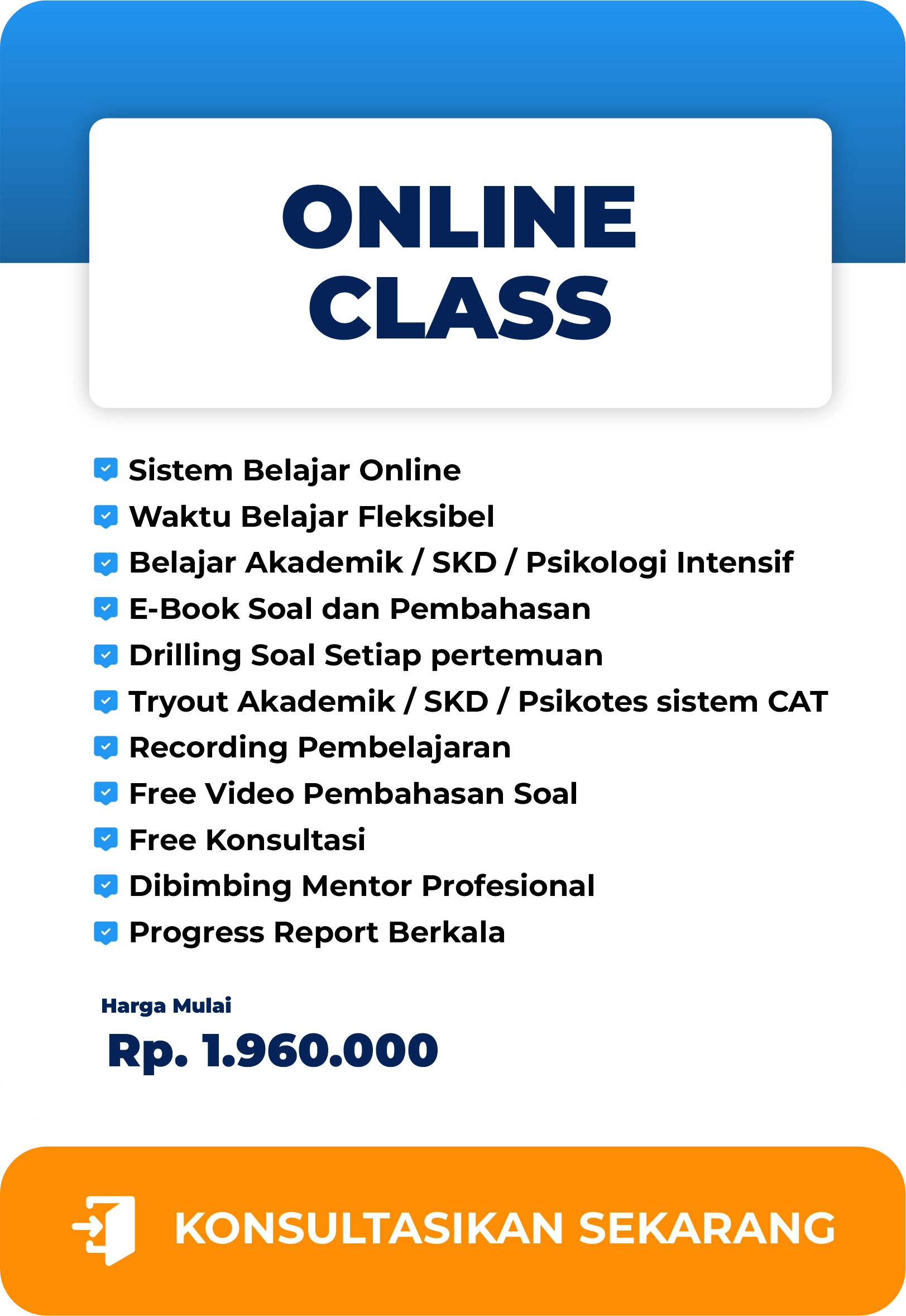 Program Online Class Taruna Persada
